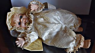 muñeca francesa antigua de porcelana