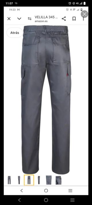 Pantalón trabajo Velilla Basic L