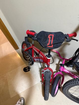 Bicicleta niño 12" roja