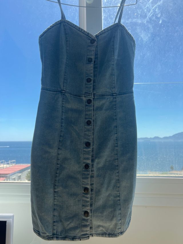 Vestido vaquero ONLY azul XS