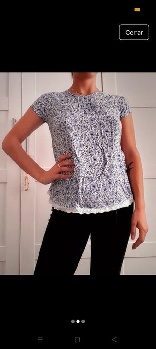 Blusa Benetton flores