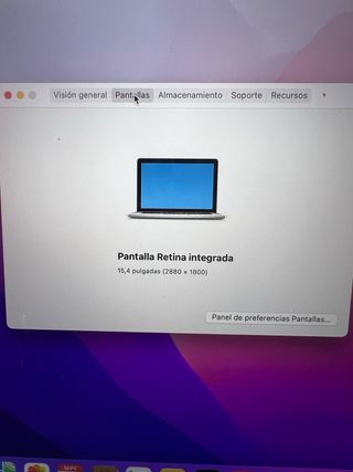 MacBook Pro 16gb 256ssd negociable 