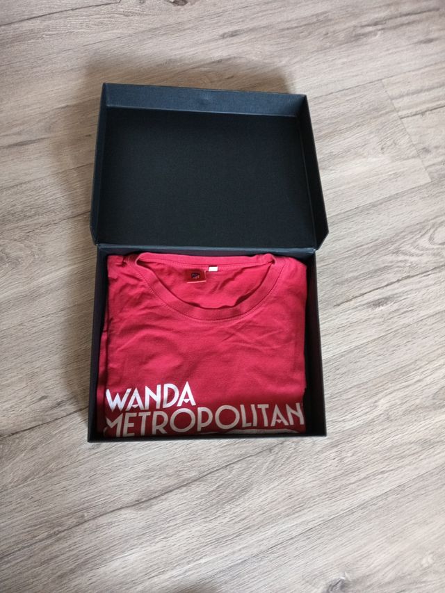 Camiseta Inauguração Wanda Metropolitano +Caixa