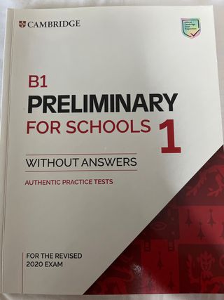 Cambridge Preliminary B1 - Libro