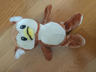 Suave peluche búho marrón