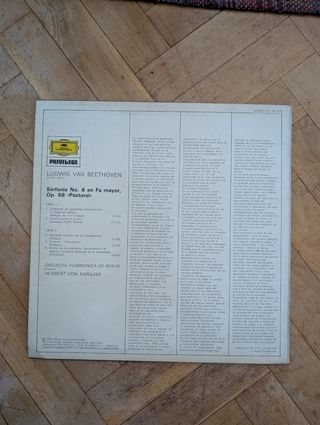 Vinilo Beethoven Sinfonía No.6