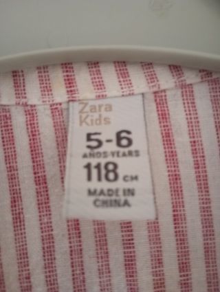 Vestidos mamá y niña Zara rayas rosa