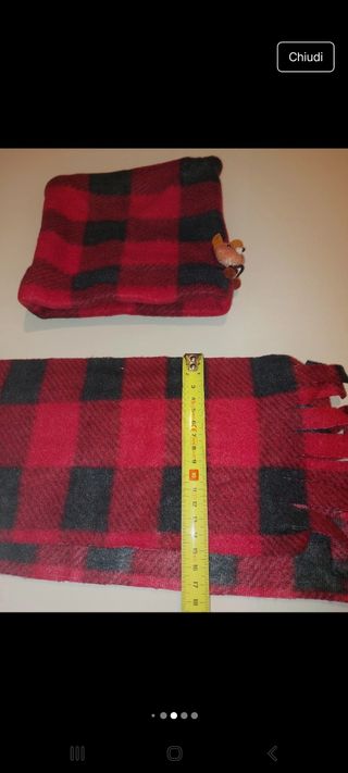 3 Set Sciarpa Cappellino bambino