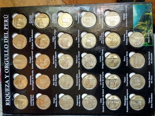 Álbum Monedas "Riqueza y Orgullo del Perú"
