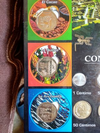 Álbum Monedas "Riqueza y Orgullo del Perú"
