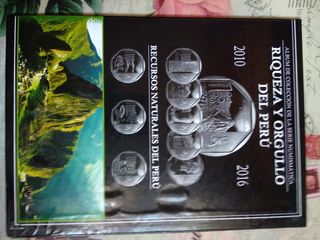 Álbum Monedas "Riqueza y Orgullo del Perú"
