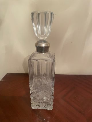 Licorera cristal vintage