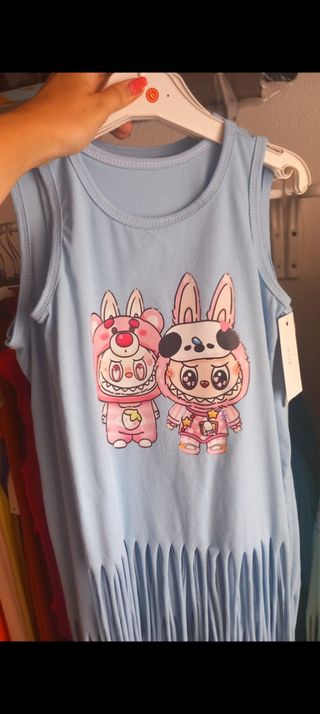Vestido niña - labubus