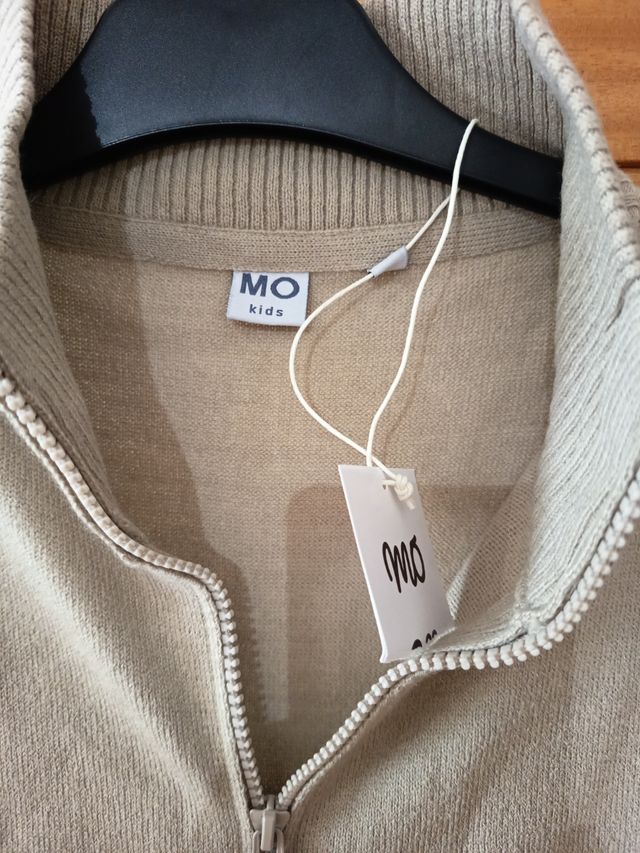 Casaco Modalfa bege - com fecho