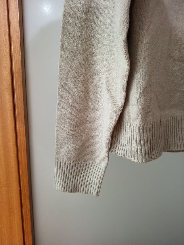 Casaco Modalfa bege - com fecho