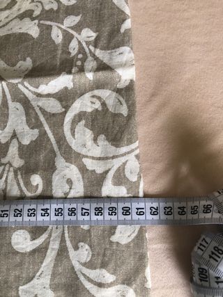 Funda cojín Ikea - Beige/Blanco