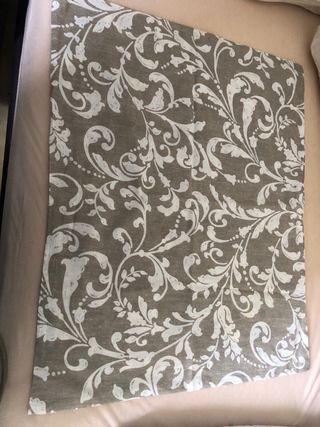 Funda cojín Ikea - Beige/Blanco