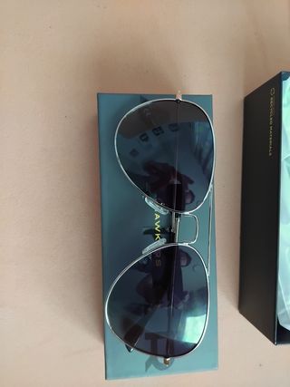 Gafas Aviator Plata