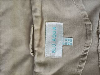 Cazadora beige mujer