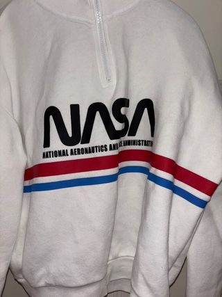 Sudadera NASA blanca