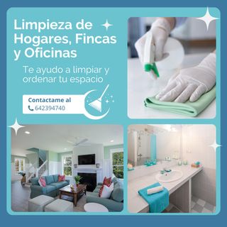 Servicio de limpieza, horario a convenir