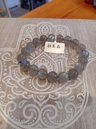 Pulsera Labradorita Gris Azul