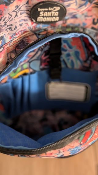 Mochila trolley ruedas estampada