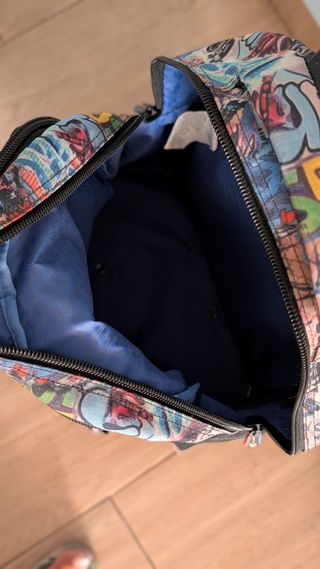 Mochila trolley ruedas estampada