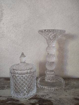 Set Vetro: Portacandela & Portaoggetti