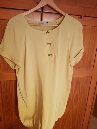 Blusa Amarilla Tu - Talla M