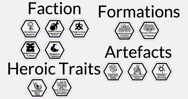 Tokens Slaves to Darkness/ Esclavos de Oscuridad