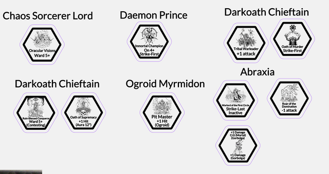 Tokens Slaves to Darkness/ Esclavos de Oscuridad