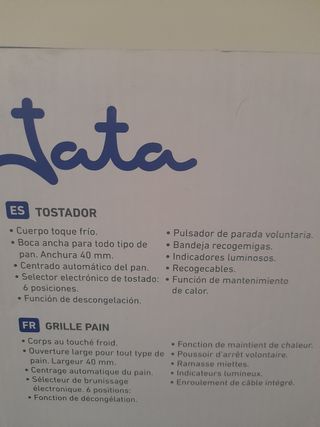 Tostadora Jata TT579 - 900W