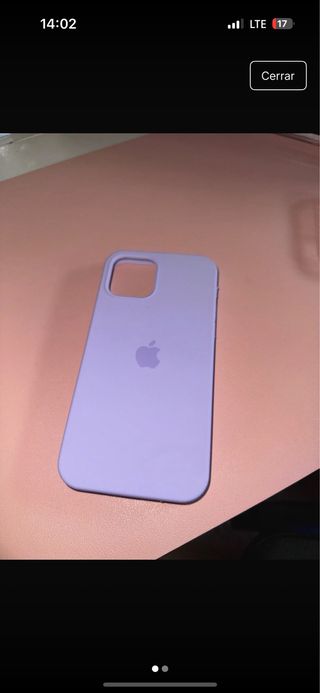 Custodia in silicone per Apple iPhone 12, viola