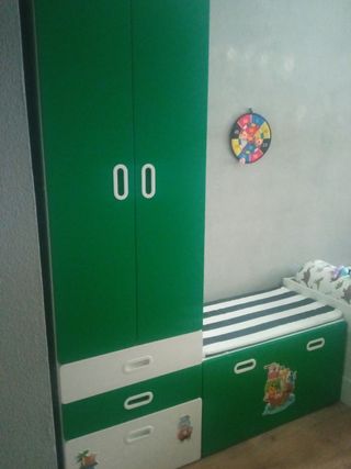 Armario infantil Stuva verde