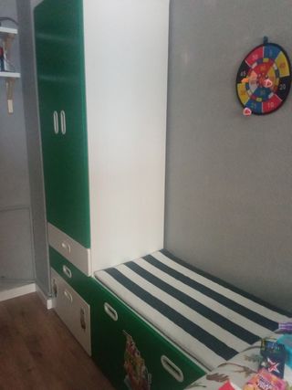 Armario infantil Stuva verde