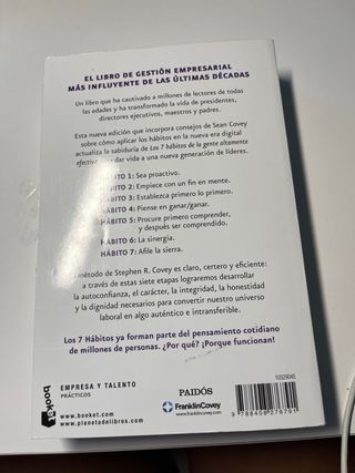 libro Los 7 hábitos de la gente altamente efectiva
