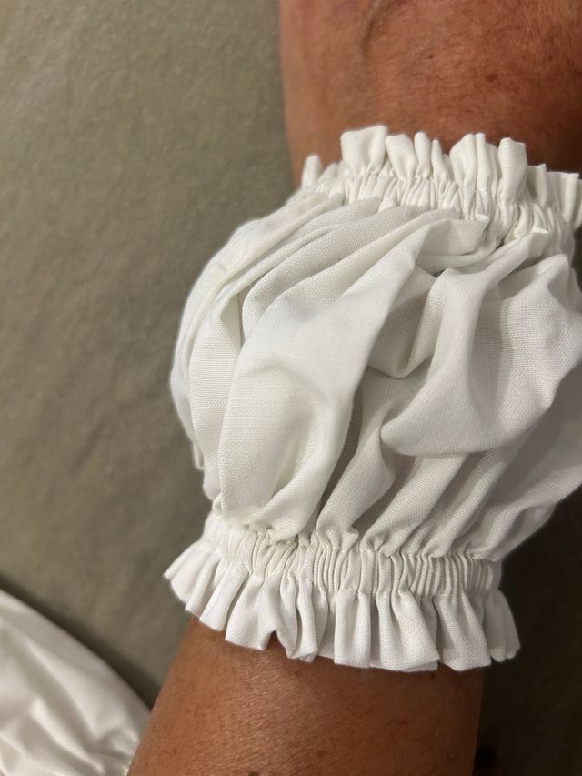 2 protectores mangas | algodón blanco