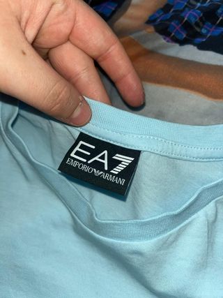 Camiseta Emporio Armani celeste