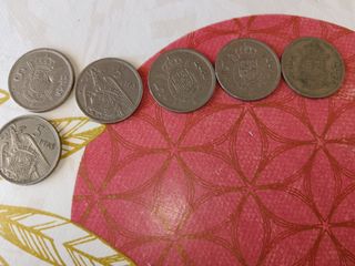 8 Monedas España - Peseta