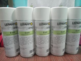 5 botes spray Lepanto Ral 7011