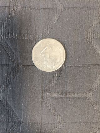 Monedas antiguas variadas de la Republica Francesa