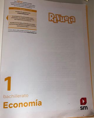 Economía. 1 Bachillerato. Revuela