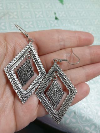 Pendientes acero- Aretes