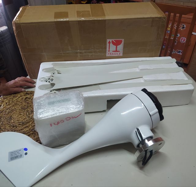 Turbina eólica + maximizador