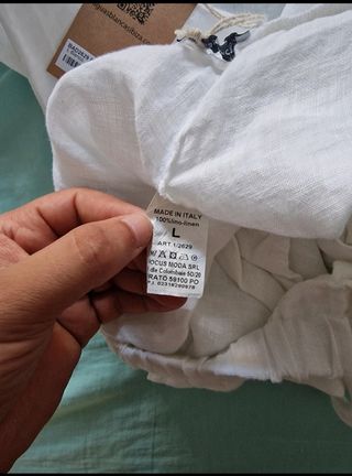 Pantalón Lino Blanco Nuevo