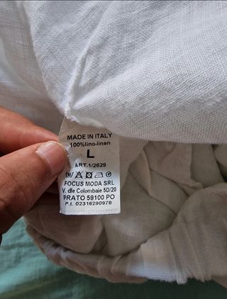 Pantalón Lino Blanco Nuevo