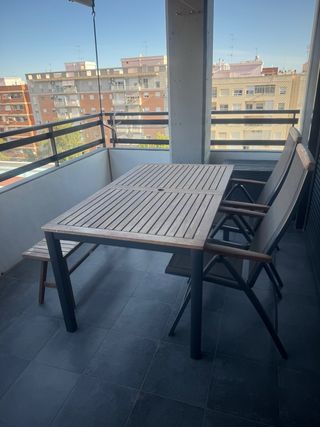 Mesa y sillas terraza - Exterior