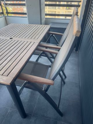 Mesa y sillas terraza - Exterior