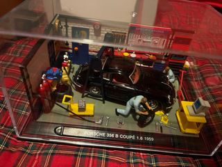 Diorama Garage Porsche